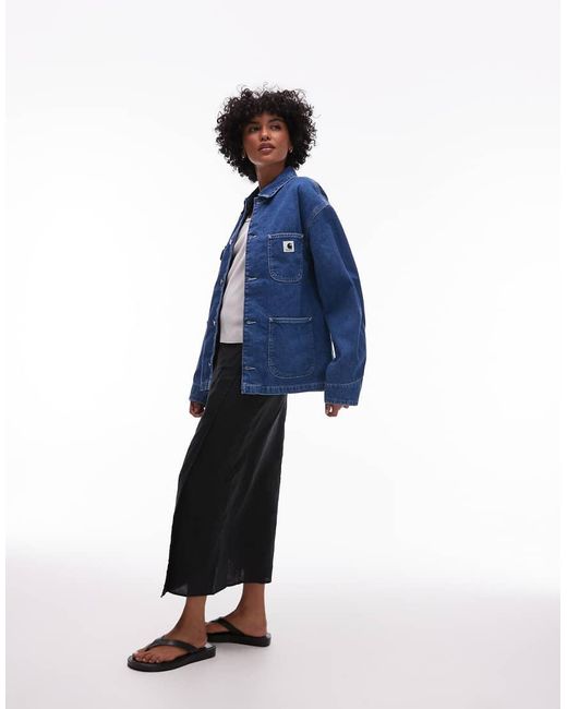 Carhartt Blue Og Michigan Denim Jacket