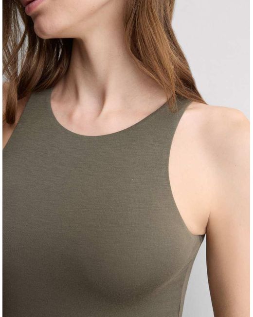 Intimissimi Green Fresh Bamboo Bodysuit With Wide Straps