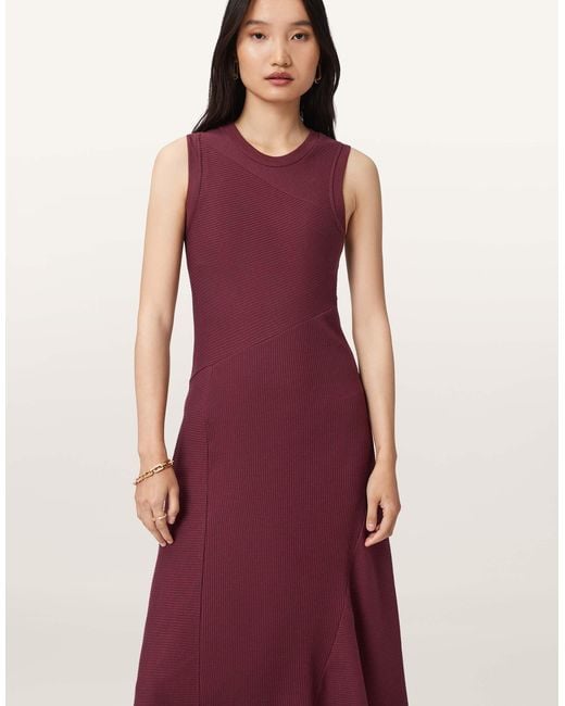 AllSaints Red – gia – maxikleid
