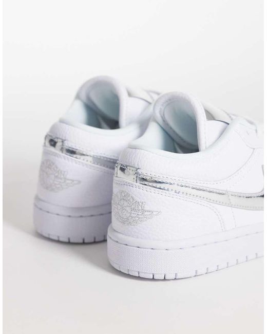 Nike White Nike Air 1 Low Trainers