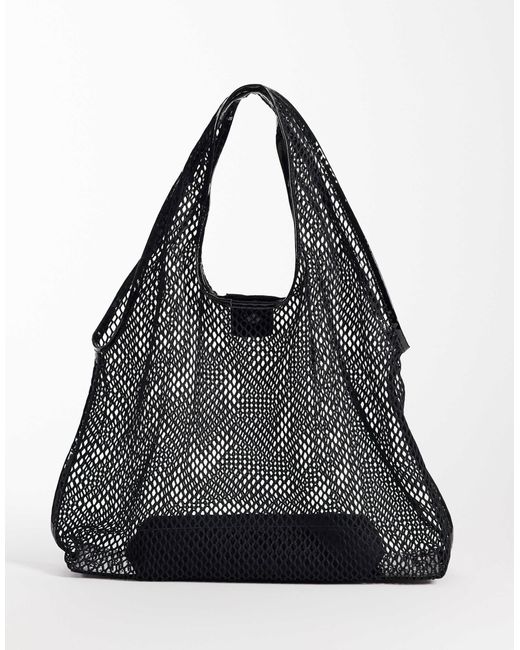 ASOS Black – e netzstoff-tragetasche