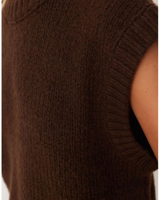 ASOS Brown – oversize-pullunder