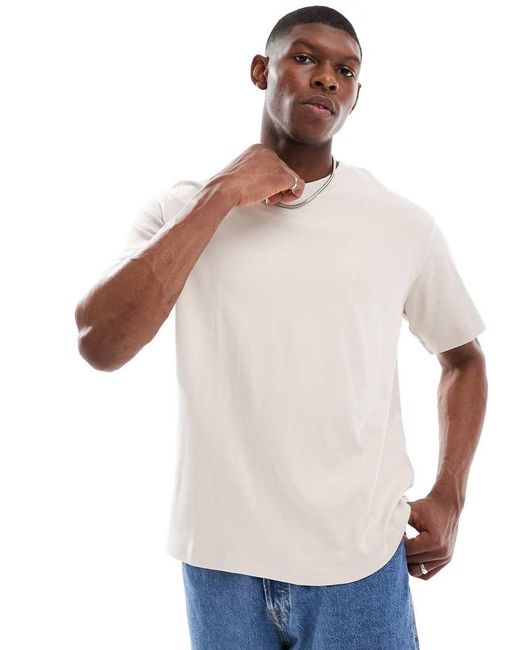 Jack & Jones Blue Oversized Fit T-Shirt for men