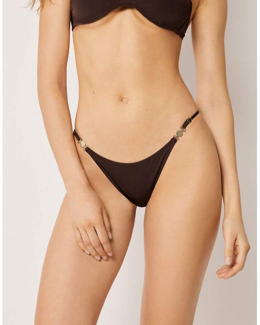 Calzedonia Natural Brazilian Bikini Bottoms Minimal Fit