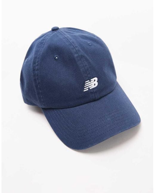 New Balance Blue 6 Panel Nb Logo Cap for men