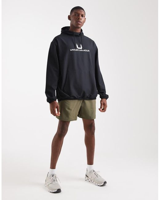 Under Armour Blue Unstoppable Woven Hoodie for men