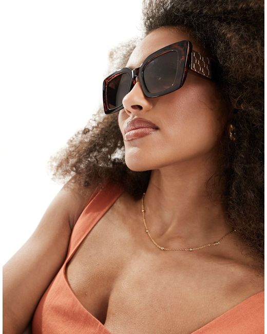 Accessorize Brown Cateye Sunglasses