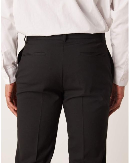 ASOS Black Slim Suit Pants for men