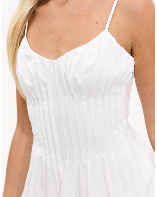 Loavies White Hold Each Second Balloon Dress