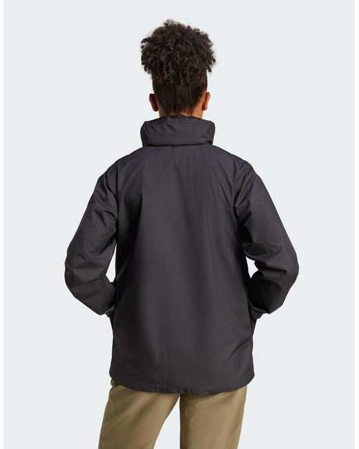 Adidas Originals Gray Multi Essentials 2L Rain Jacket