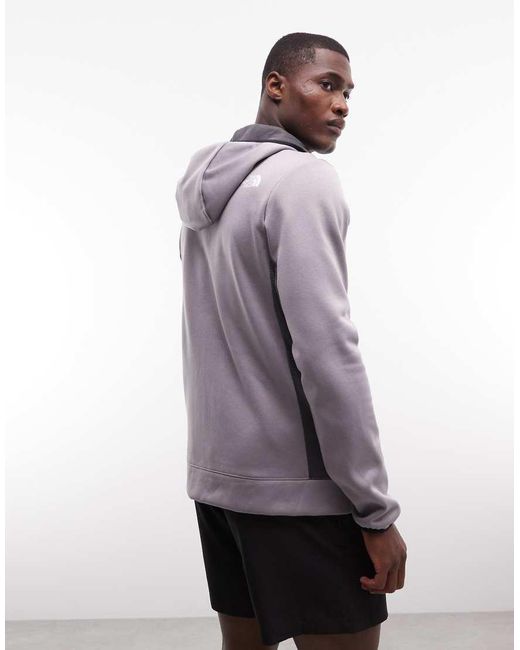 The North Face Gray Mountain Athletics Full Zip Fleece Hoodie for men