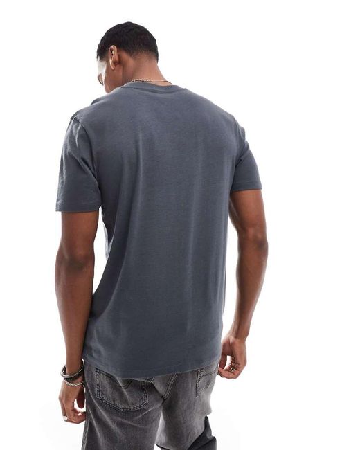 Pack De 2 Camisetas De Color Gris Carbón Y Caqui Básicas Con Cuello Redondo De ASOS de hombre de color Gray