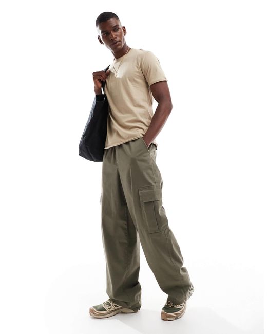 T-shirt à manches courtes - taupe Brave Soul pour homme en coloris Natural