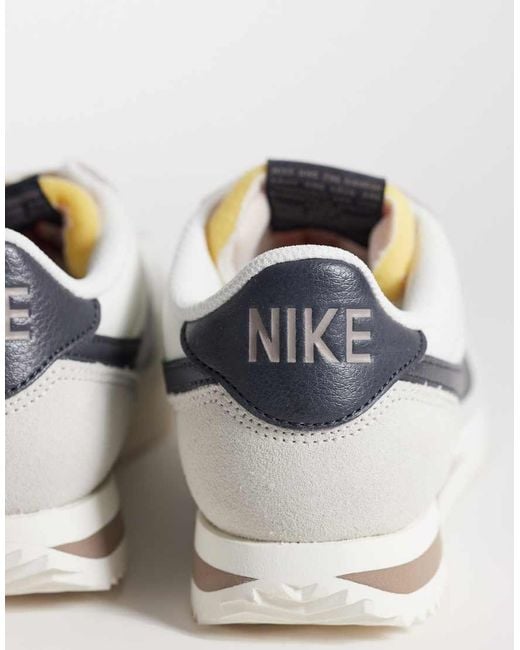 Nike Natural Cortez Suede Trainers