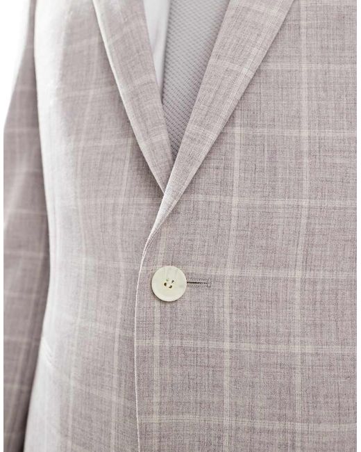 ASOS Gray Skinny Suit Jacket for men