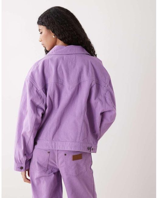 Wrangler Purple Cowgirl Denim Jacket