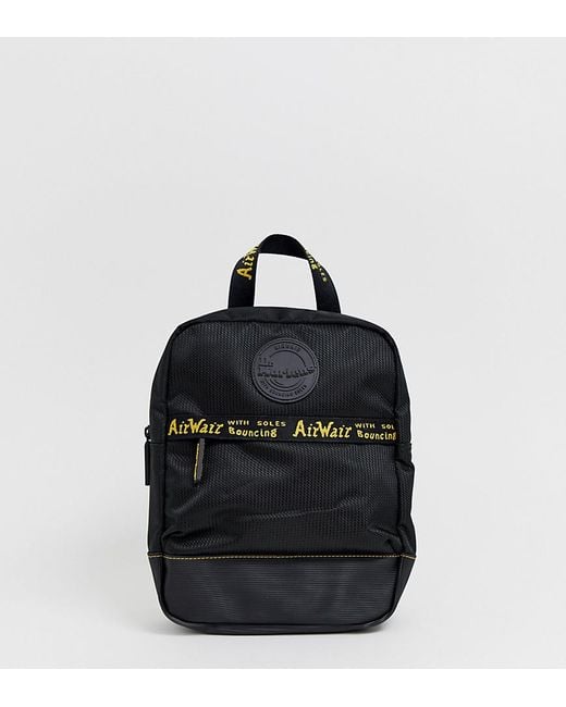Dr. Martens Black Small Logo Taping Backpack