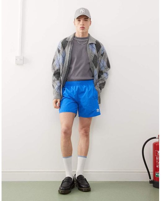 Adidas Originals Blue Sprinter Shorts for men