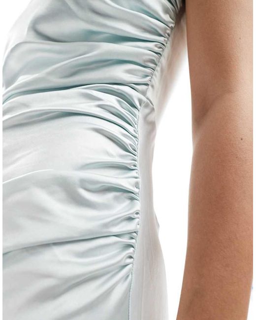 Vestito Lungo Monospalla Da Damigella di Six Stories in White