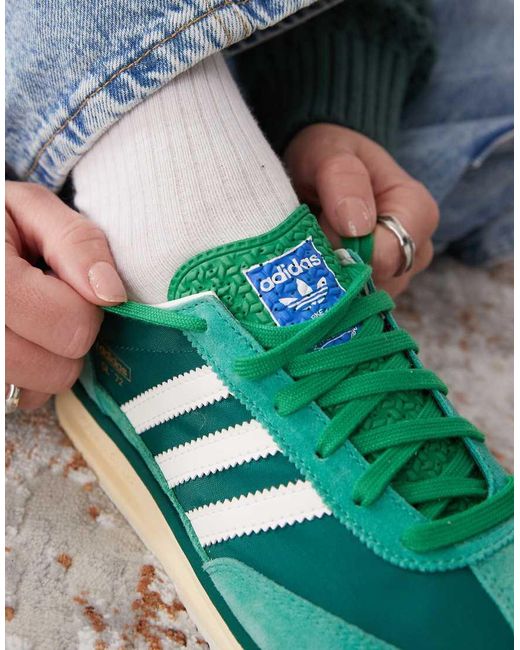 Zapatillas De Deporte Verdes Y Blancas Sl 72 Rs De Adidas Originals de hombre de color Blue