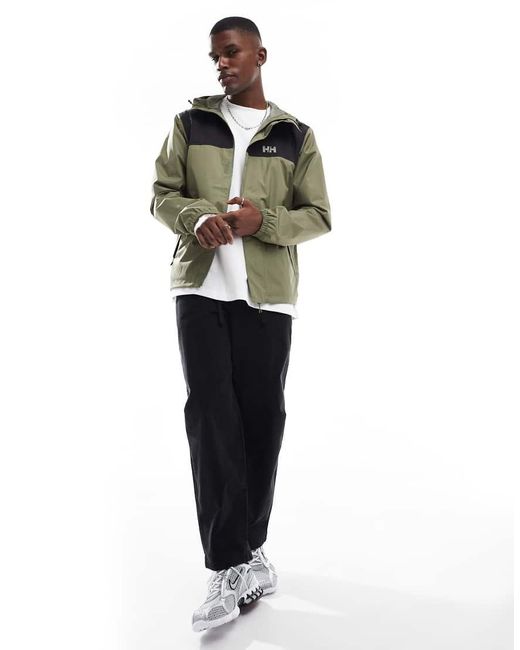 Helly Hansen Green Vancouver Rain Jacket for men