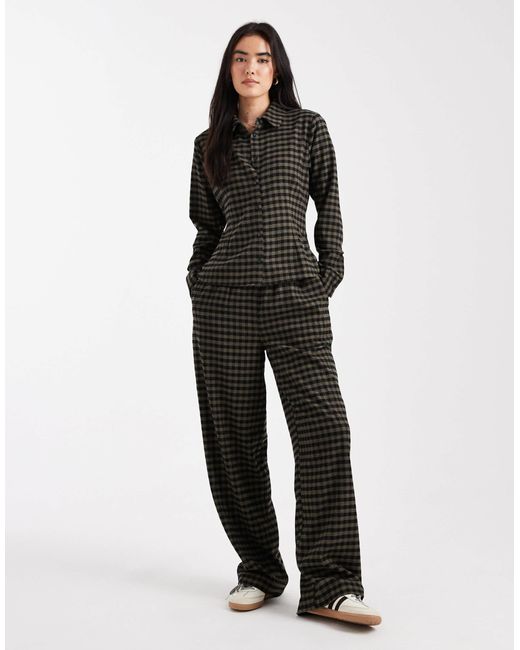 ASOS Black Cinched Shirt