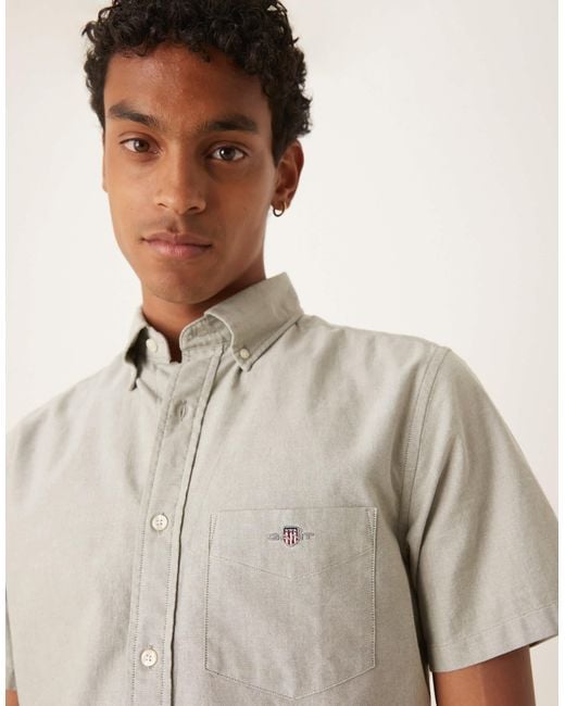 Gant Natural Slim Classic Oxford Shirt for men
