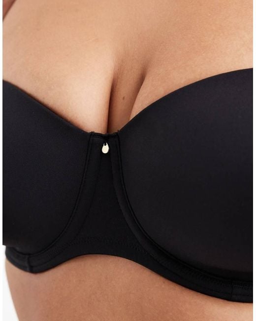 ASOS Black Asos Design Curve Moulded Multiway Underwired Bra