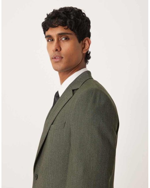 ASOS Green Slim Suit Jacket for men