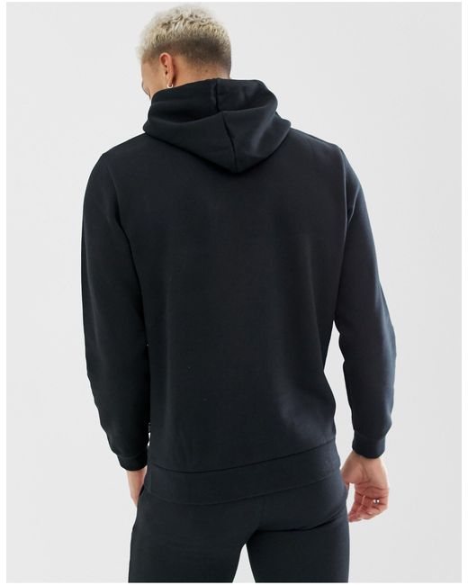 puma small logo hoodie