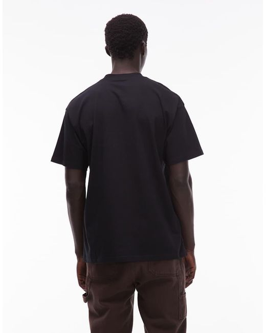 Carhartt Blue Experimental Relaxed T-shirt for men
