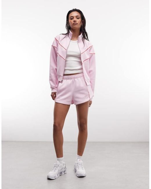 Nike Pink Windrunner Woven 2 Inch Shorts