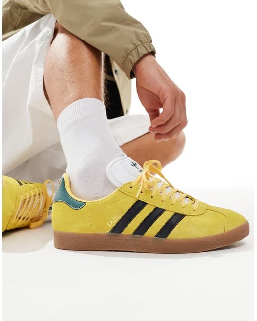 Adidas originals yellow trainers hot sale
