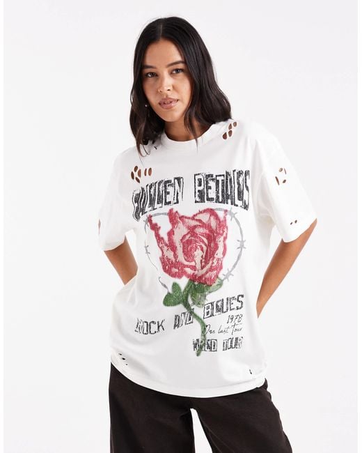 ASOS White – oversize-t-shirt