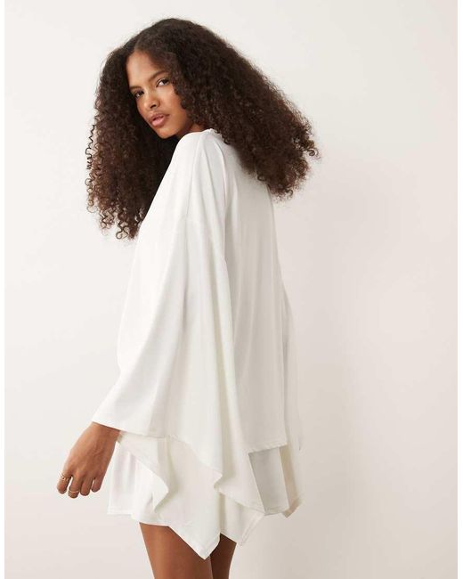 ASOS Natural Cape Style Top
