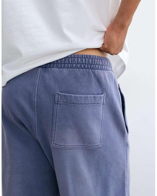 Weekday Blue Wide Leg joggers for men