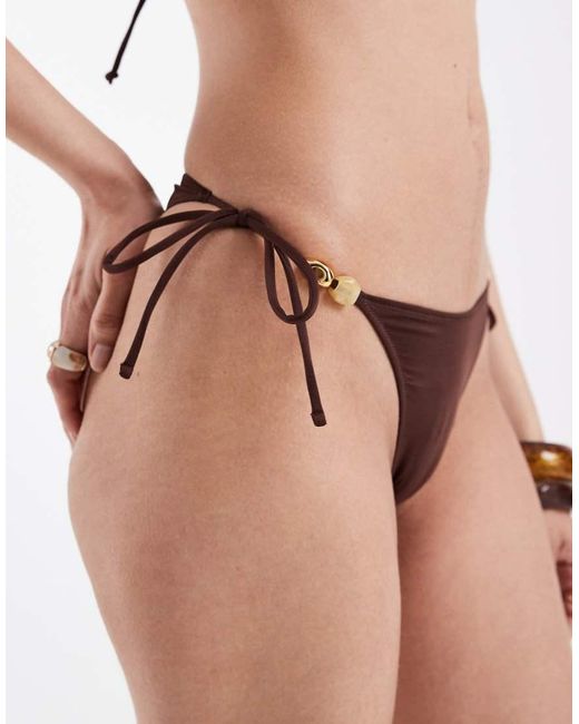 Lindex Natural Tieside Bikini Bottom