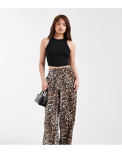 Vero Moda Black High Waist Wide Leg Trouser