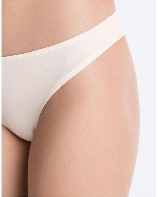 Oysho White 5 Cotton Blend Brazilian Briefs