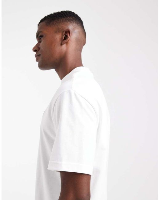 Fred Perry White Relaxed T-shirt for men