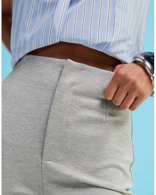 ASOS Blue Ponte Capri Pant