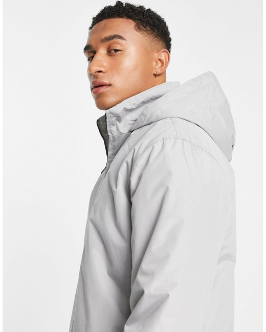 Trench-coat doublé avec capuche - clair French Connection pour homme en coloris Gray