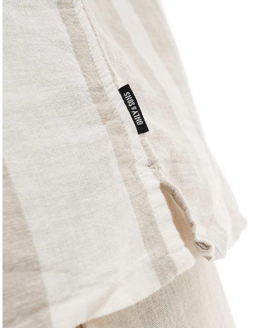 Camicia di Only & Sons in White da Uomo