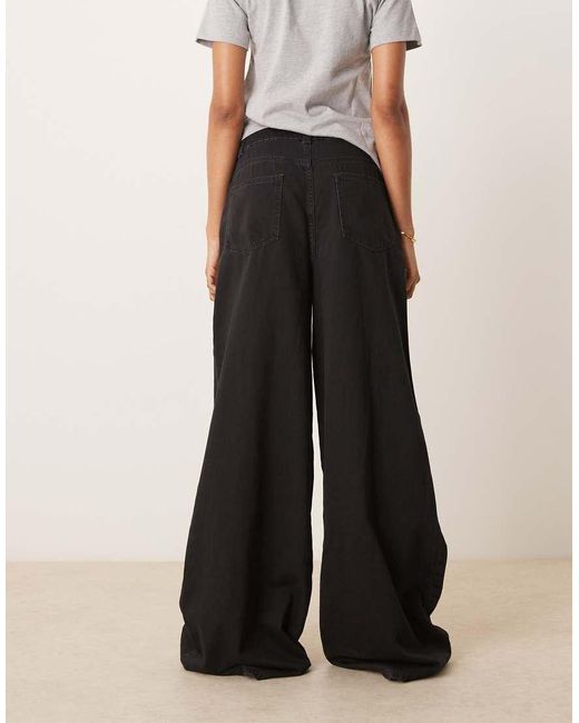 ASOS White Asos Design Tall Wide Leg Jean