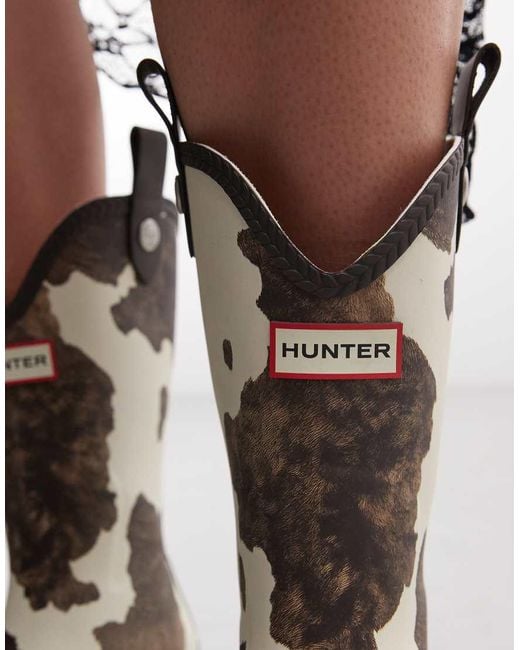 Hunter Black Exclusive Original Cowboy Gumboots