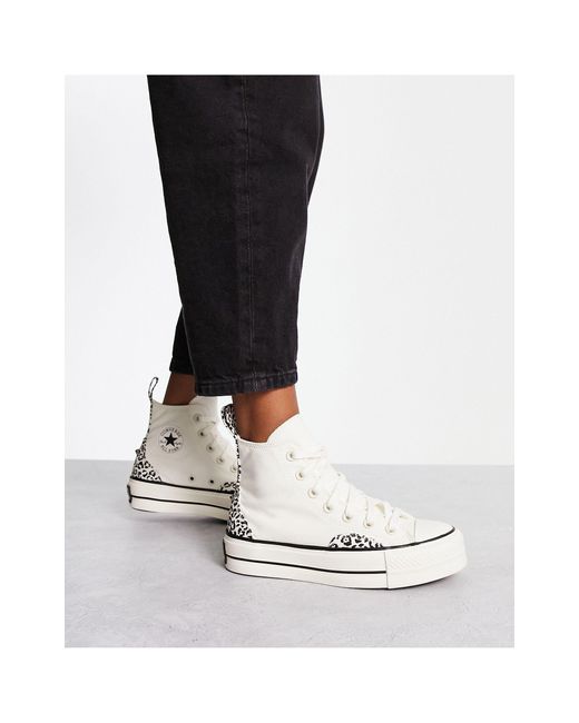 Converse Black Chuck Taylor All Star Lift Trainers