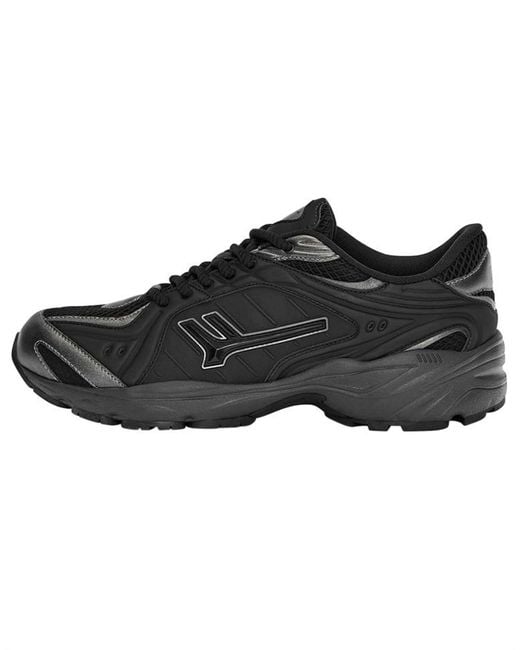 Pull&Bear – metallic-sneaker in Black für Herren