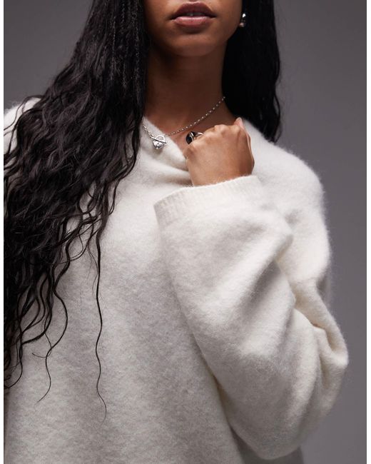 ARKET Gray Super Soft Alpaca Wool Blend Relaxed Sweater