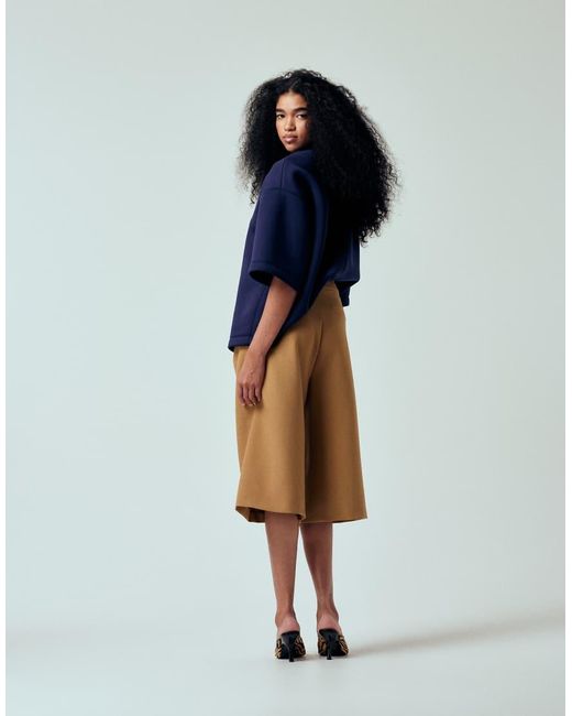 ASOS Blue Tailored Longline Culottes