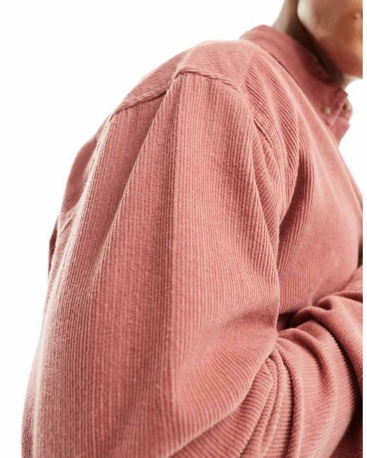 Camisa Extragrande Estilo 90S De Pana De De ASOS de hombre de color Pink